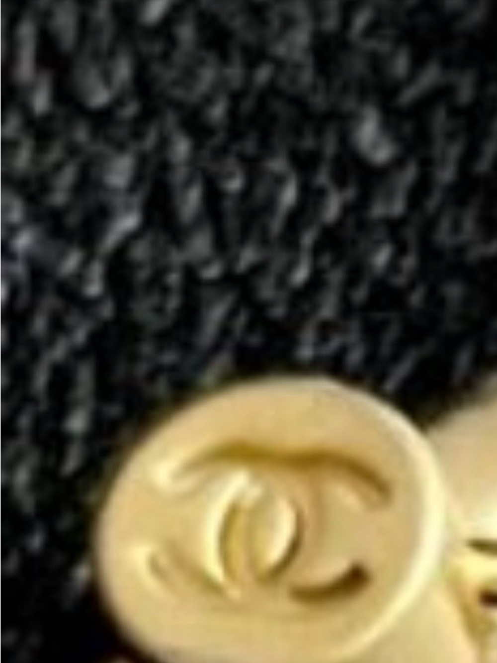 CHANEL Gold-Tone Crystal Embellished Double C Brooch - Picture 8 of 8